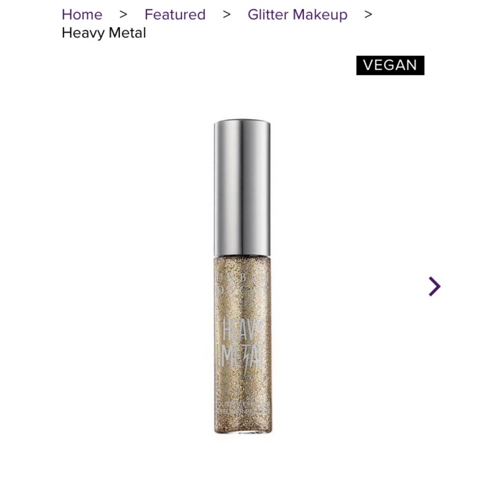 Urban Decay Heavy Metal Midnight Cowboy Glitter